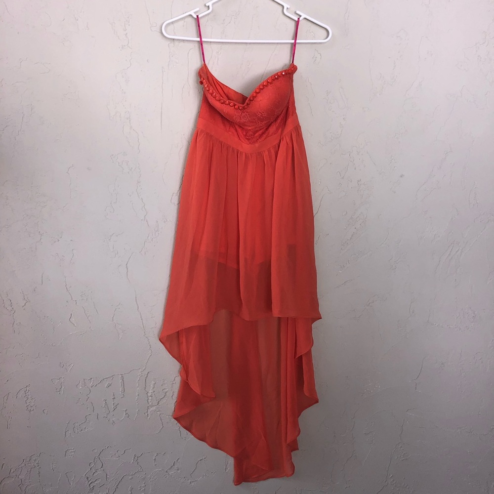 NWT Forever 21 tapered beach style strapless dress